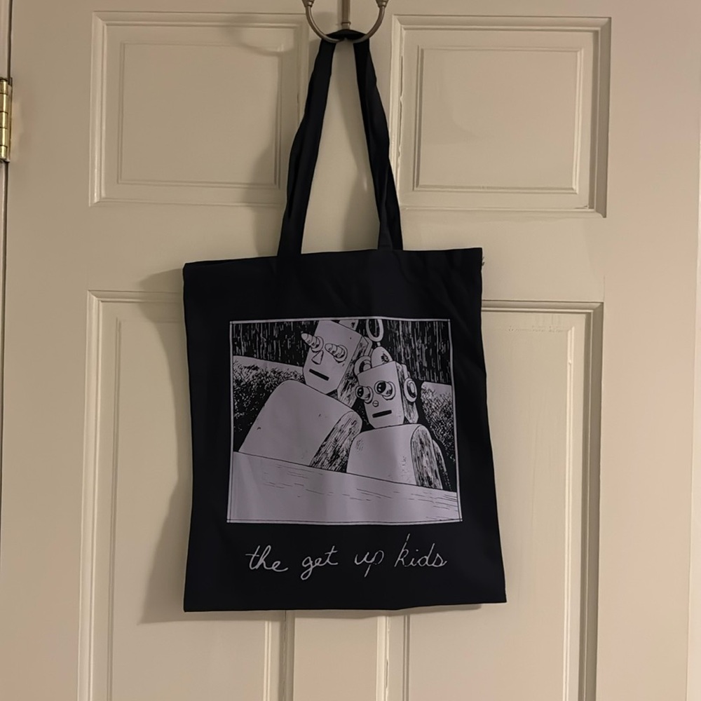 Brand new navy blue tote bag- The get up kids tour